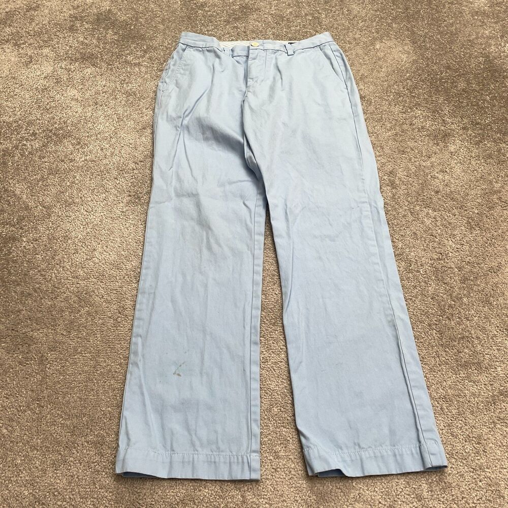 Vineyard Vines Shep & Ian Slim Fit Breaker Chino Pants Mens 30x30 Blue Straight
